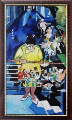 Неизвестный художник. По мотивам картины К.Н. Суряева «Комедианты» 